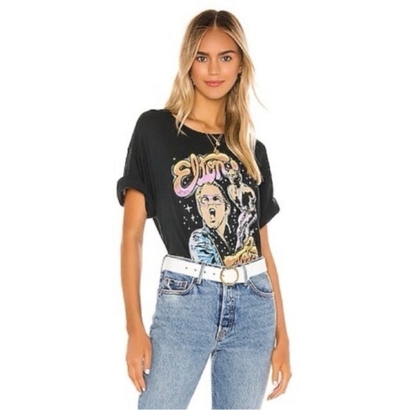 Daydreamer Free People Elton John Graphic Tee - Picture 1 of 8